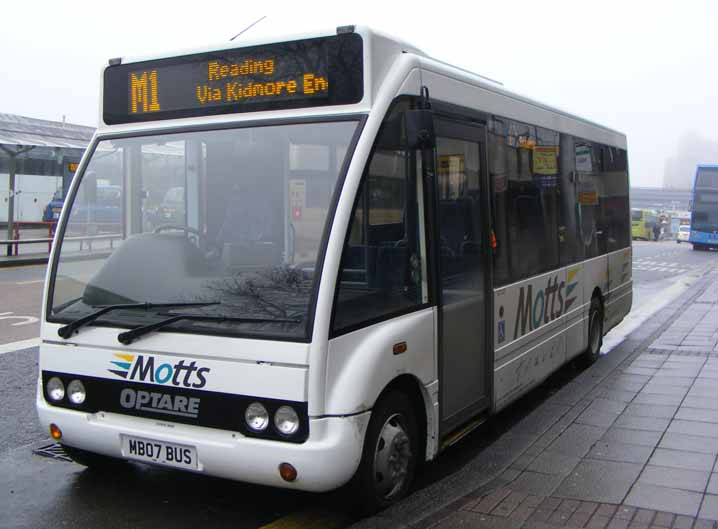 Motts Travel Optare Solo MB07BUS